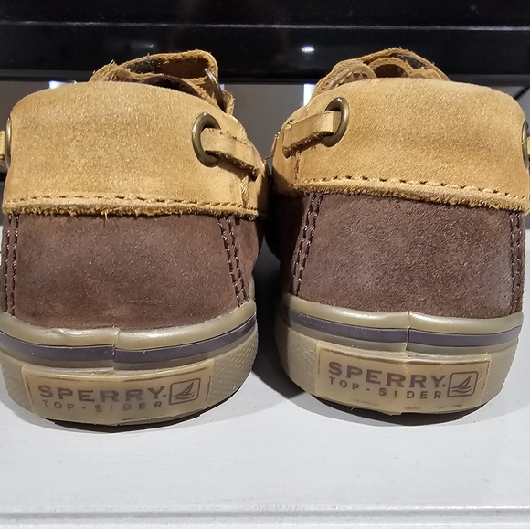 Sperry Toddler Boy Size 7 Brown Shoes - Picture 1 of 5